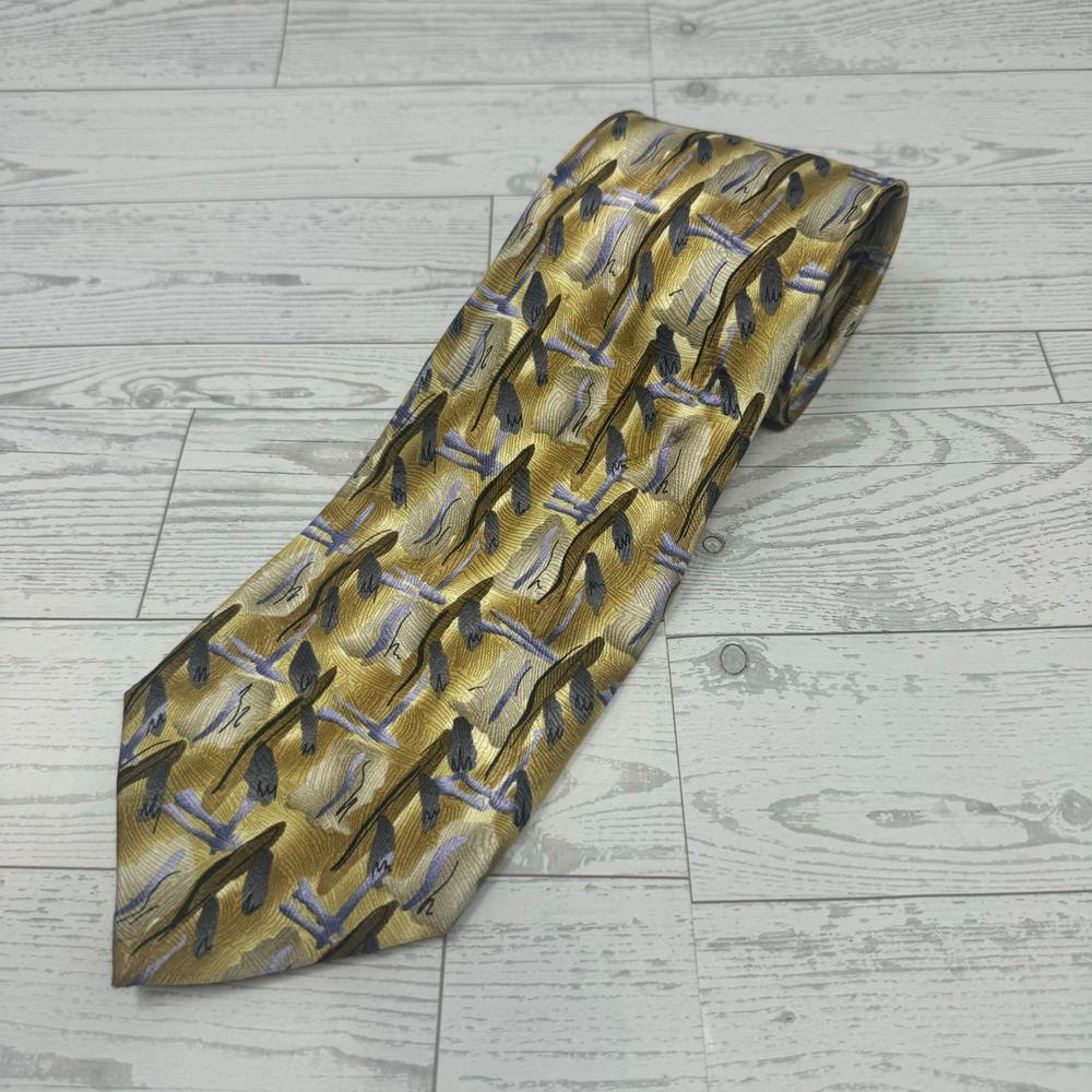 J‎ Garcia California Mission Silk Tie Collection Forty Gold Abstract Limited Ed